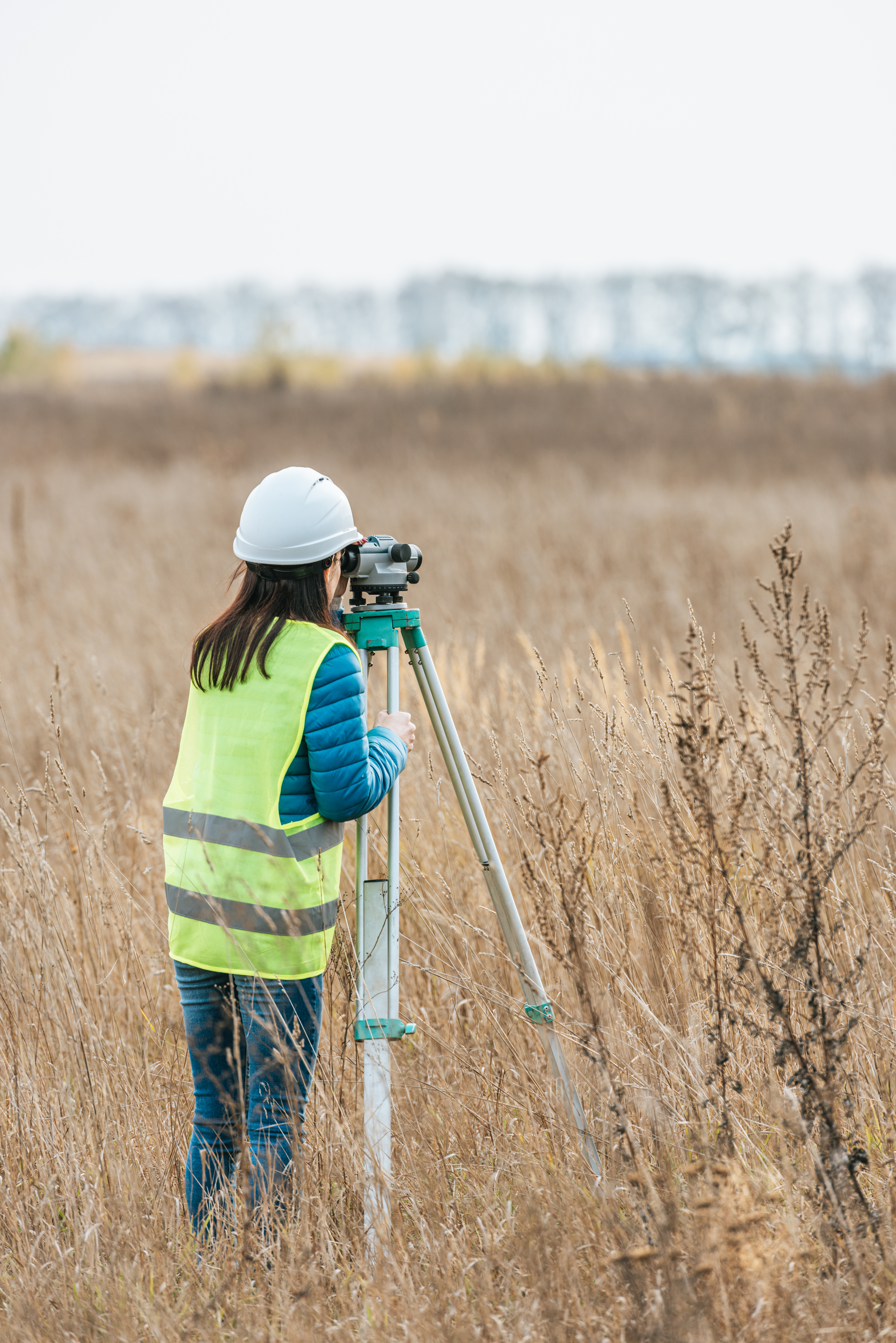 Shannon Survey - Laser Level in a Field